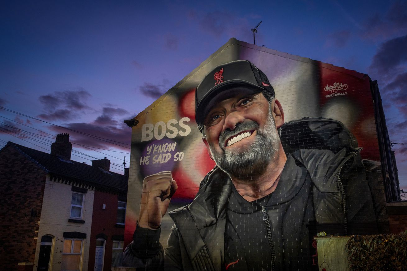 Jurgen Klopp Mural In Liverpool