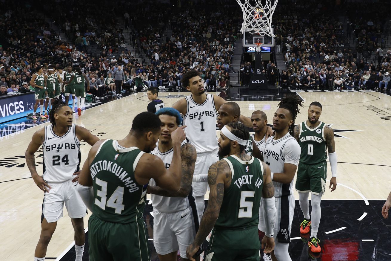 Milwaukee Bucks v San Antonio Spurs