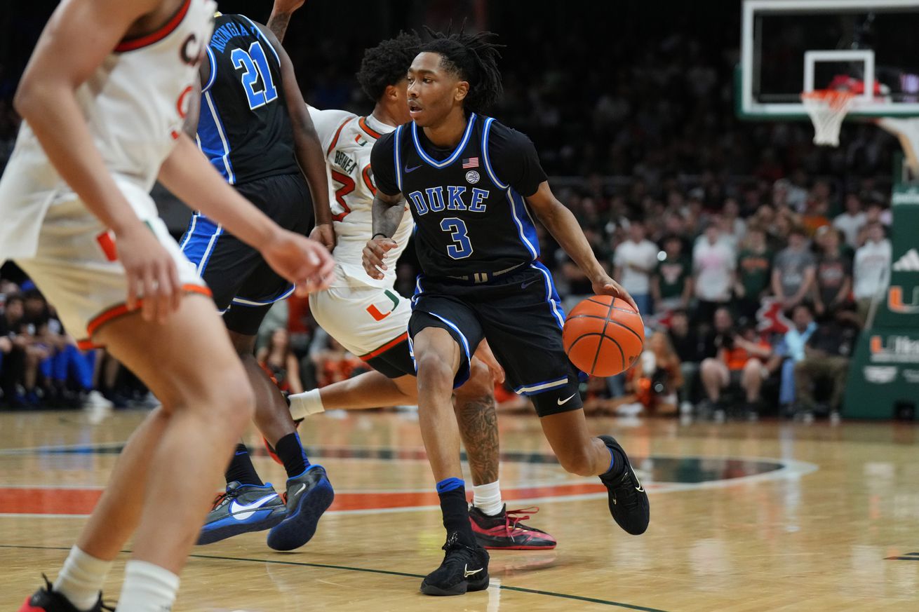 NCAA Basketball: Duke at Miami (FL)